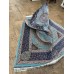 Иранский ковер QUM Silk 10002 Бирюзовый - фото №3